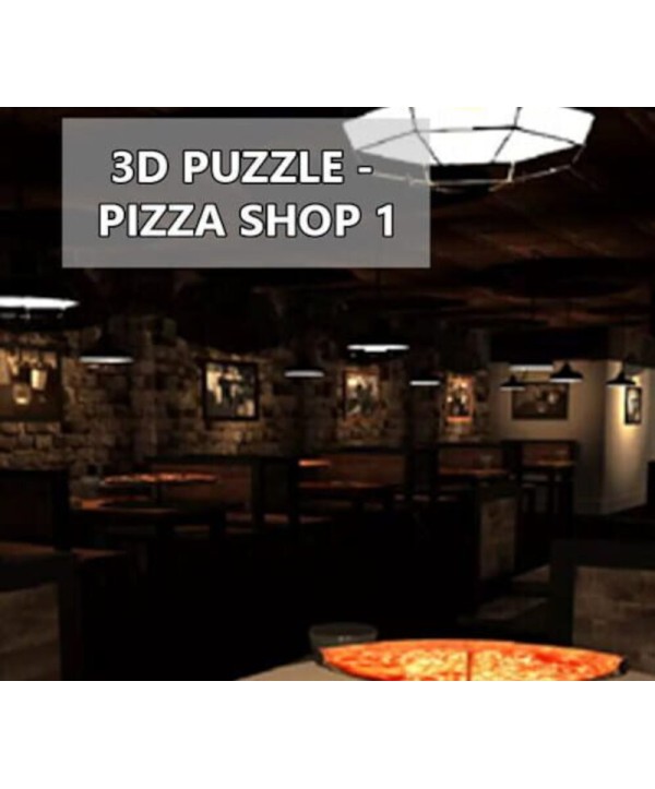 3D PUZZLE - Pizza Shop 1 Steam Key GLOBAL